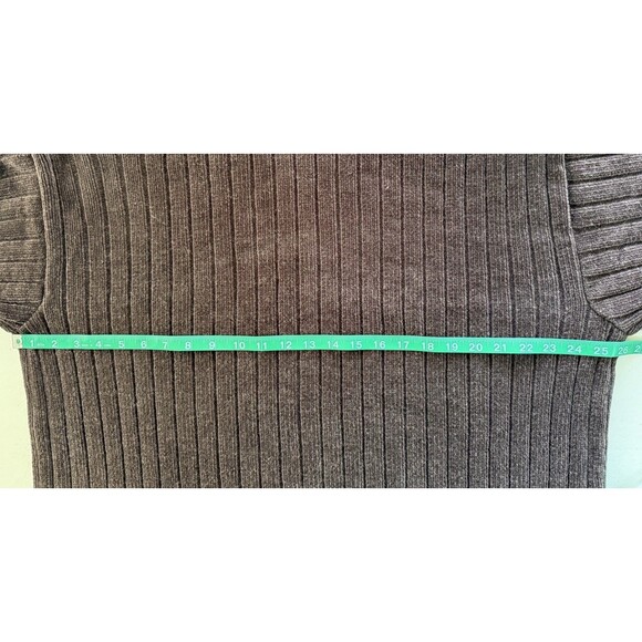 Vintage South Pole YK2 Ribbed Chenille Turtleneck Oversized Sweater Soft Cozy XL - Picture 8 of 9